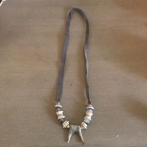 Twine and Twig Antler Necklace